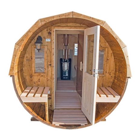 sauna butoi orizontal dressing room