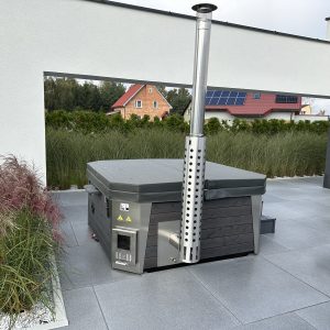 Ciubar jacuzzi din acryl ¬HYBRID¬soba integrata si incalzitor electric[ECHIPAT COMPLET]