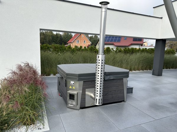 Ciubar jacuzzi din acryl ¬HYBRID¬soba integrata si incalzitor electric[ECHIPAT COMPLET]