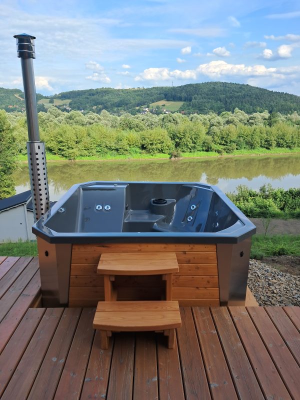 Ciubar jacuzzi din acryl ¬HYBRID¬soba integrata si incalzitor electric[ECHIPAT COMPLET] - imagine 2