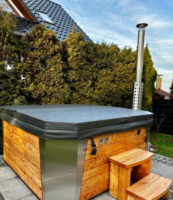 Ciubar jacuzzi din acryl cu soba integrata[ECHIPAT] - imagine 5